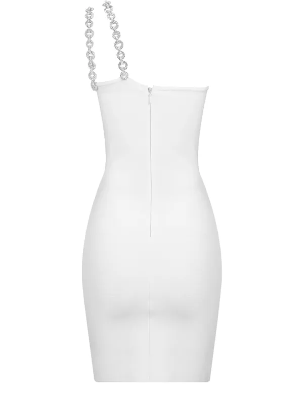 Isha White Mini Dress