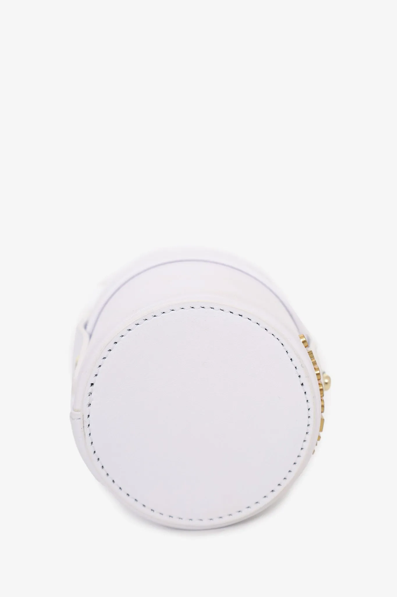 Jacquemus White Leather Le Vanity Mini Bag