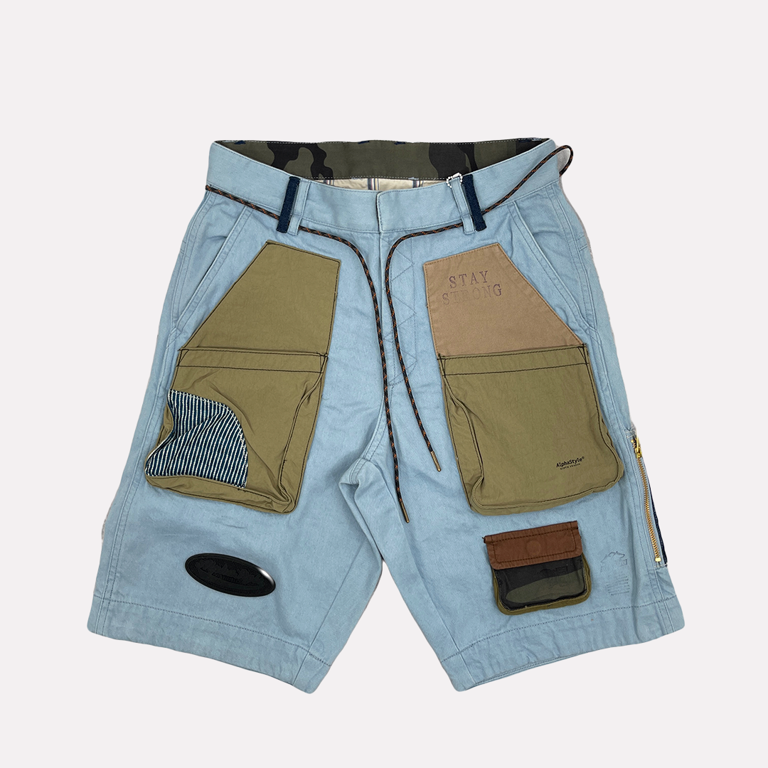 JOE UTILITY WASHED SHORTS FADE