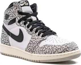 Jordan Kids Air Jordan 1 High OG Elephant Print sneakers Grey