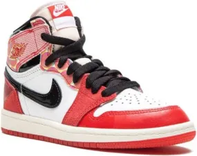 Jordan Kids Air Jordan 1 High OG Spider- Across The Spider-Verse sneakers Red