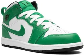 Jordan Kids Air Jordan 1 Mid Lucky Green sneakers