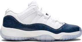 Jordan Kids Air Jordan 11 Retro Low LE Blue Snakeskin sneakers White