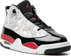 Jordan Kids Air Jordan Dub Zero White Fire Red sneakers Black