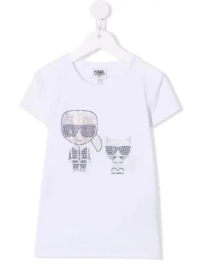 Karl Lagerfeld T-Shirt Choupette Ikonic White