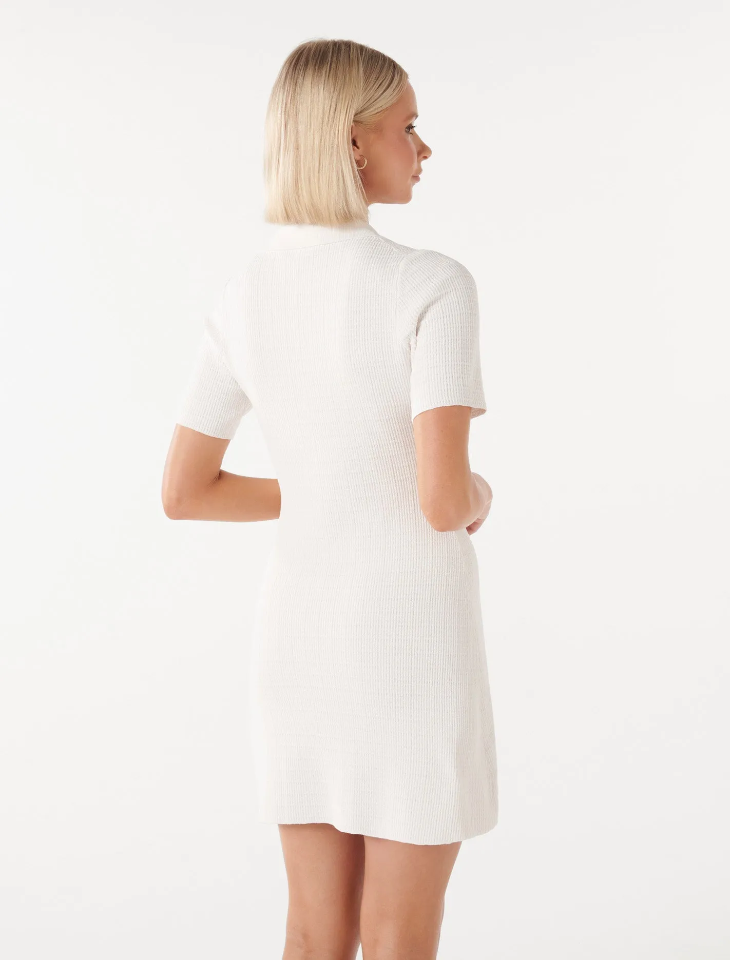 Kathy Textured Mini Knit Dress