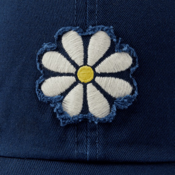 Life Is Good Tattered Daisy Chill Cap 65104 Darkest Blue