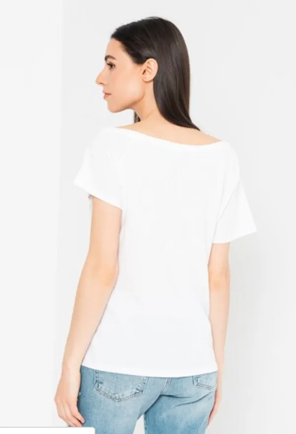 Liujo T-Shirt – Wa2293 Js003 – Bianco Con Stampa