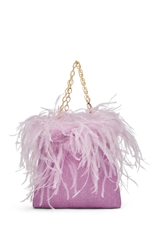 Lumiere Plumage Bag Glicine