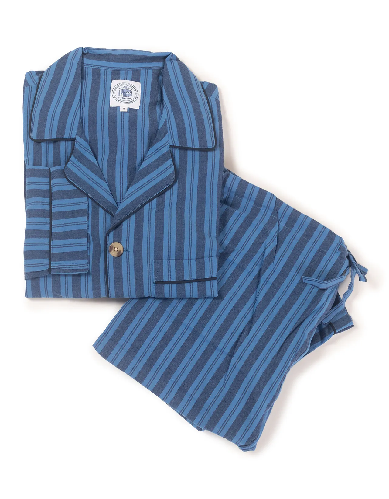 MADRAS PAJAMAS - BLUE STRIPE