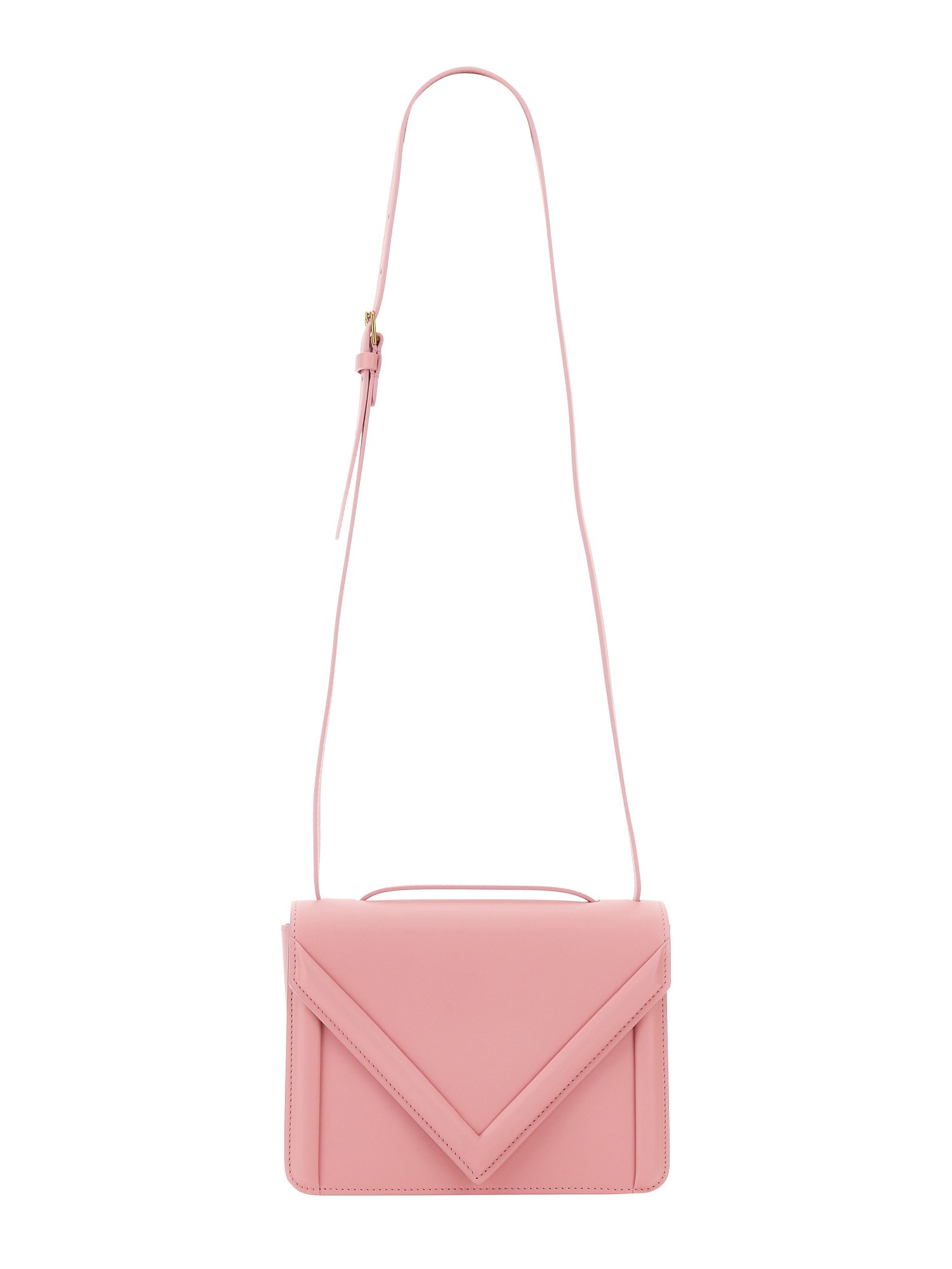 MANSUR GAVRIEL    M-FRAME LEATHER SHOULDER BAG