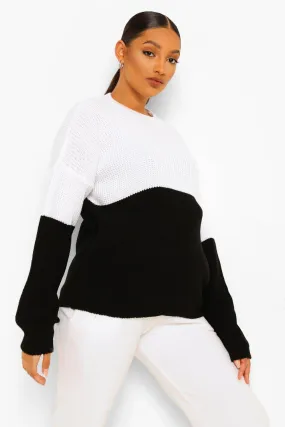 Maternity Colourblock Sweater