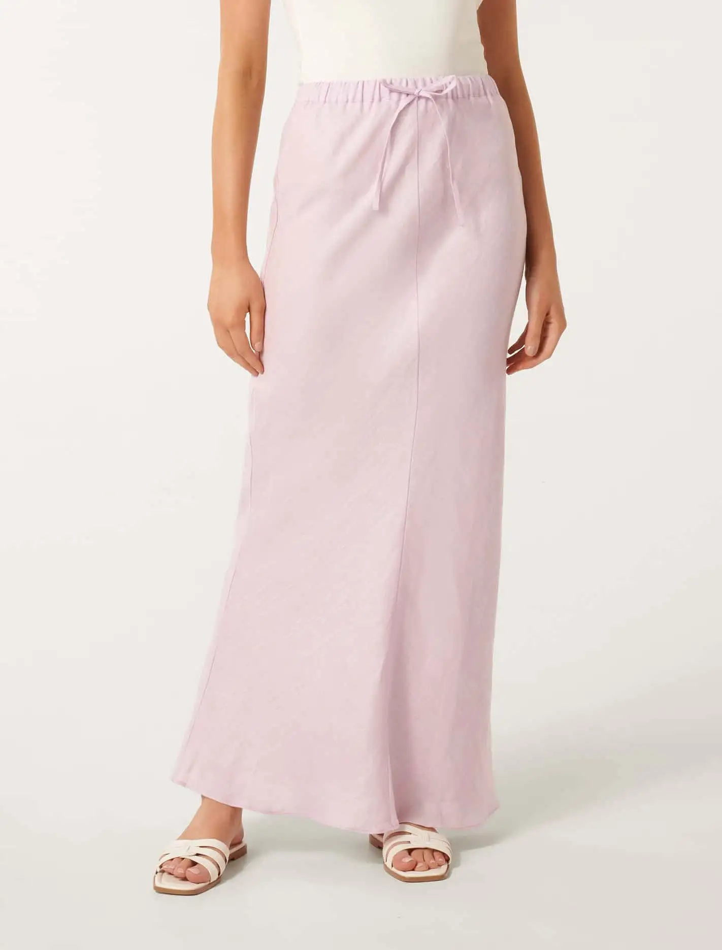 Millie Linen Maxi Skirt