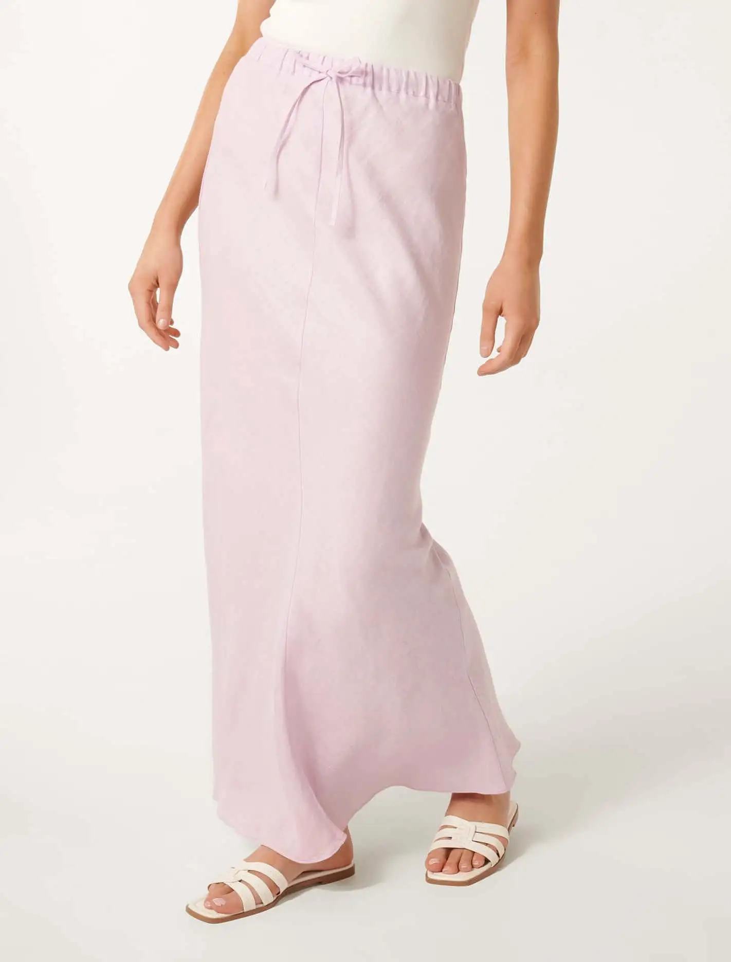 Millie Linen Maxi Skirt