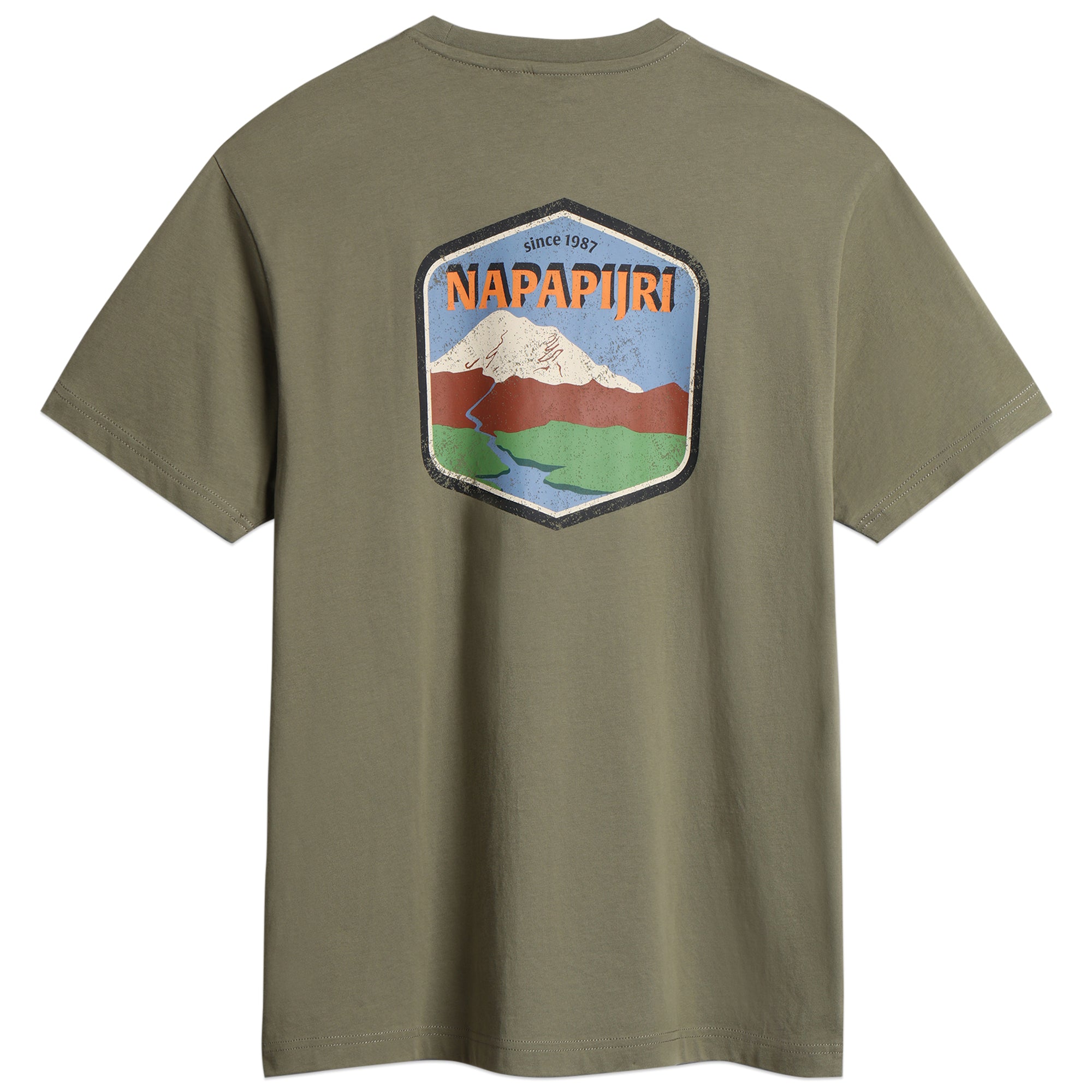 Napapijri S-Bolivar T-Shirt - Green Lichen