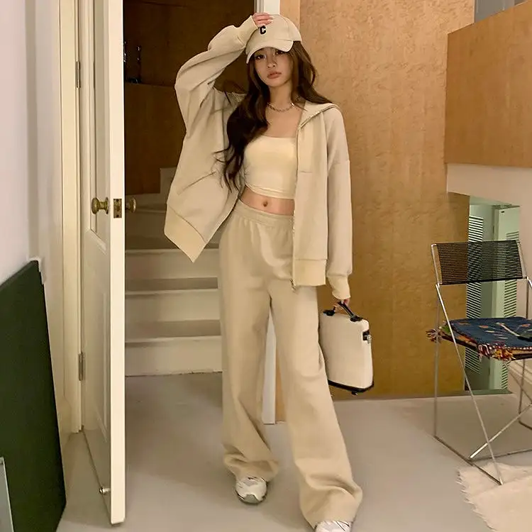 Neutral Tone Track Suit