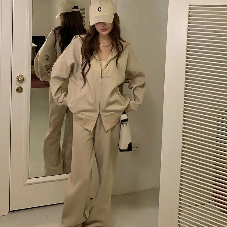 Neutral Tone Track Suit