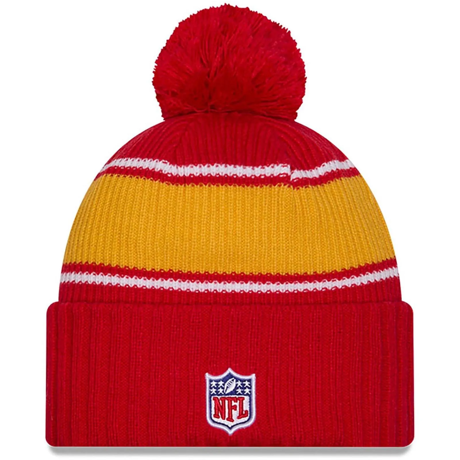 New Era Mens Knits Kansas City Chiefs Bobble Hat - Red