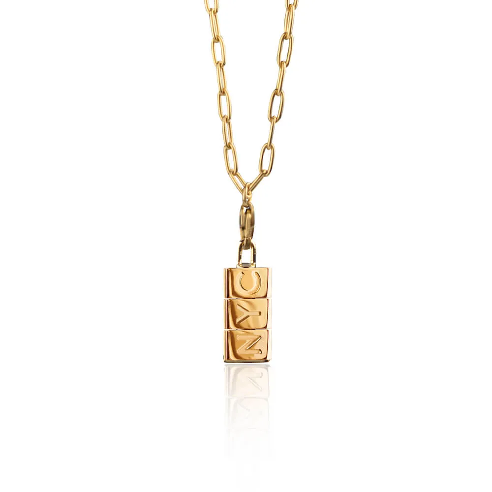 NYC Bricks Necklace