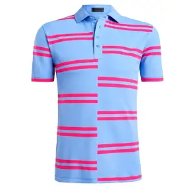 Offset Stripe Polo