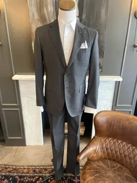 OXXFORD CHARCOAL GLEN PLAID SUIT