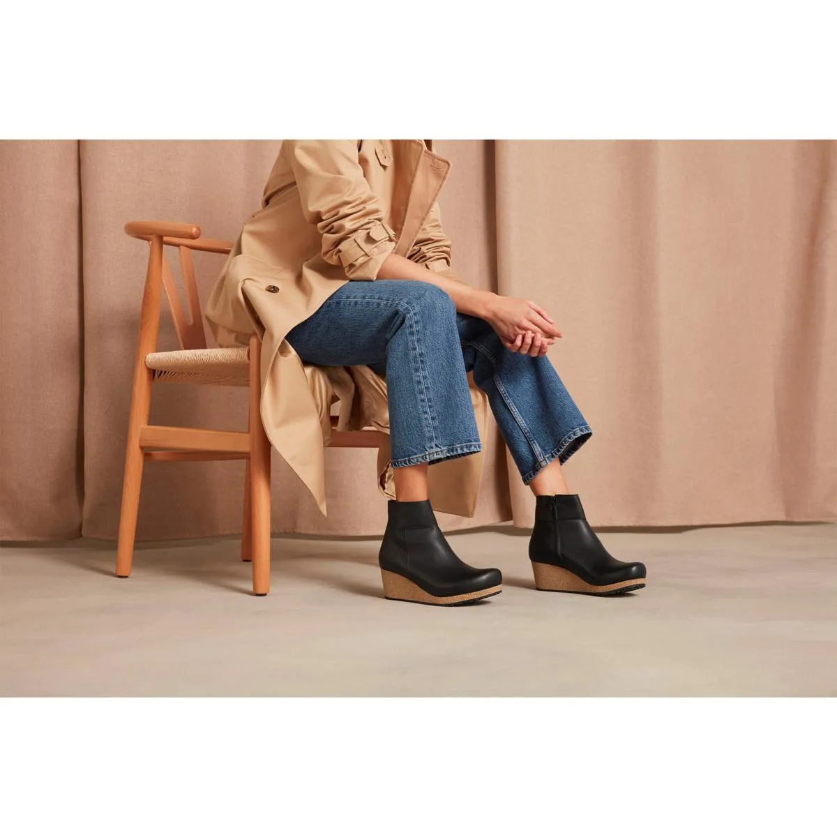      Papillio by Birkenstock Ebba Leather Wedge Boot     