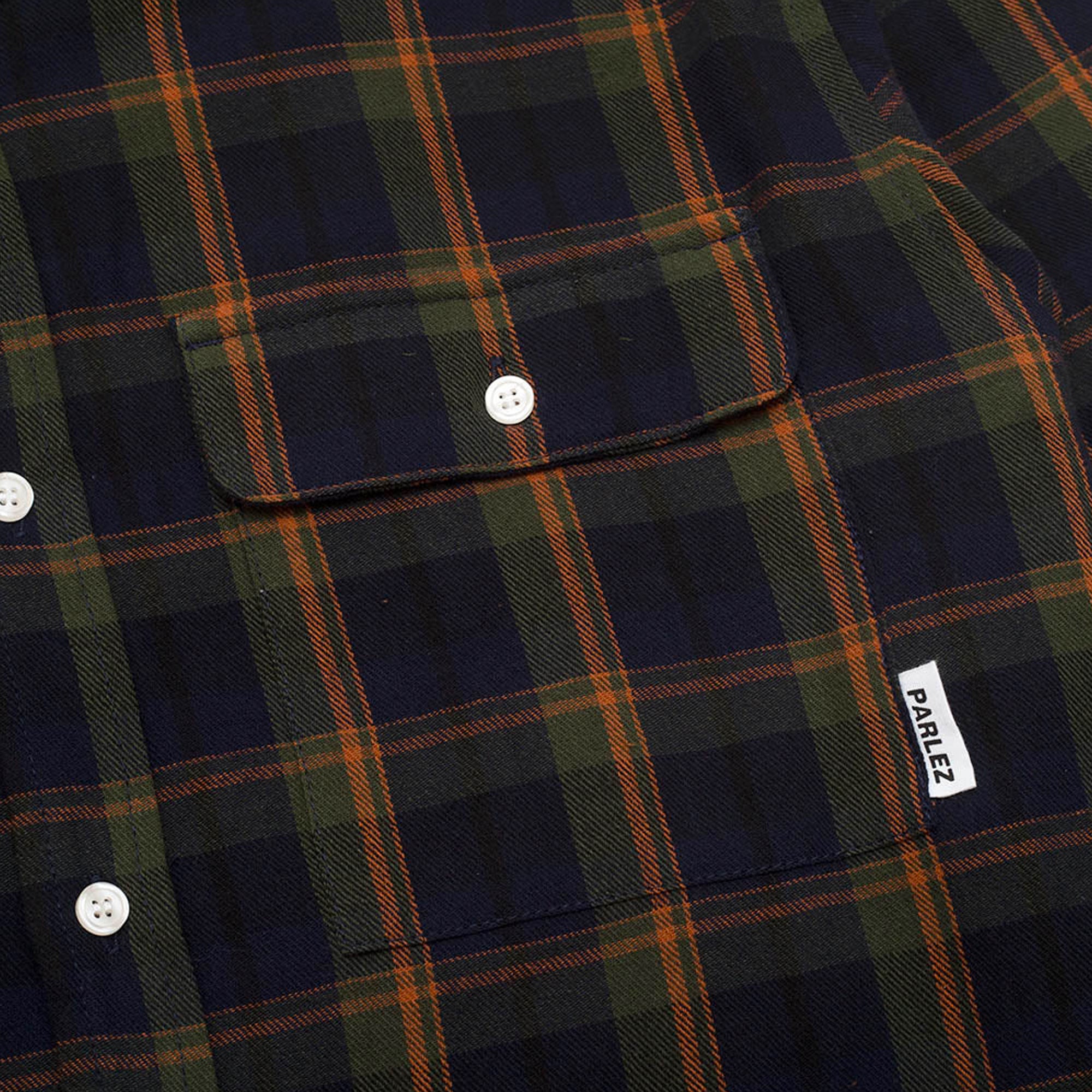 Parlez Carson Shirt - Green Check