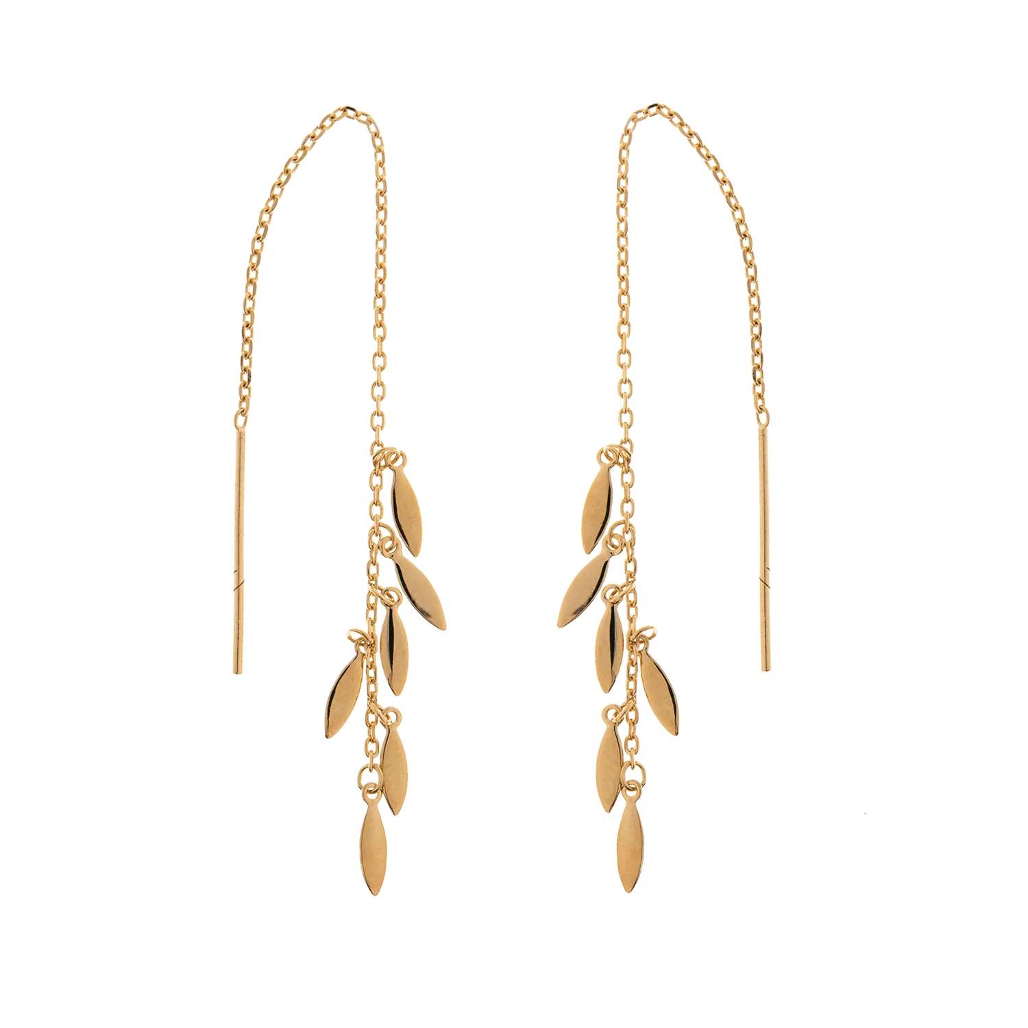 Pendientes CHAIN LEAF