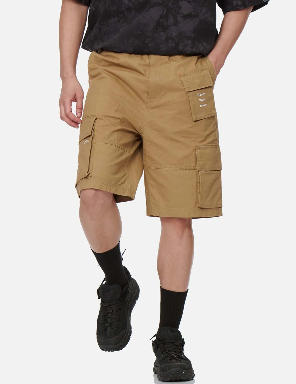 Pigment Washed Cargo Shorts