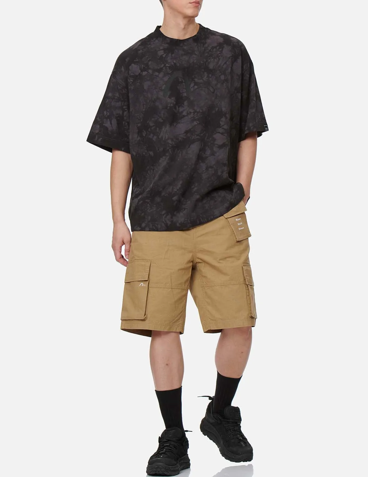 Pigment Washed Cargo Shorts