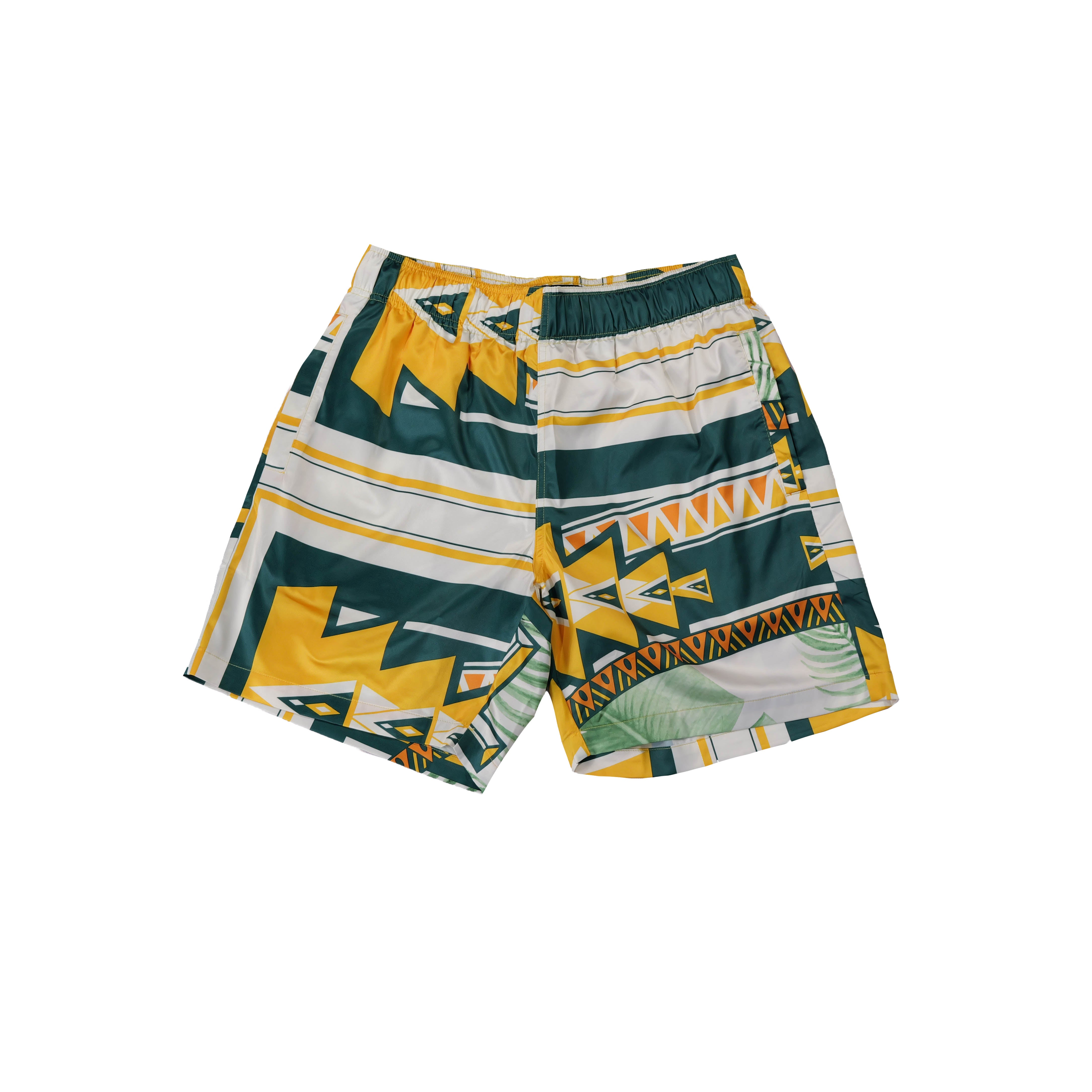 PILLAN RESORT SHORTS GREEN/YELLOW