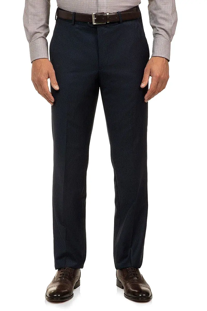 PINSTRIPE TROUSER   INTERCEPT FCJ353 NAV