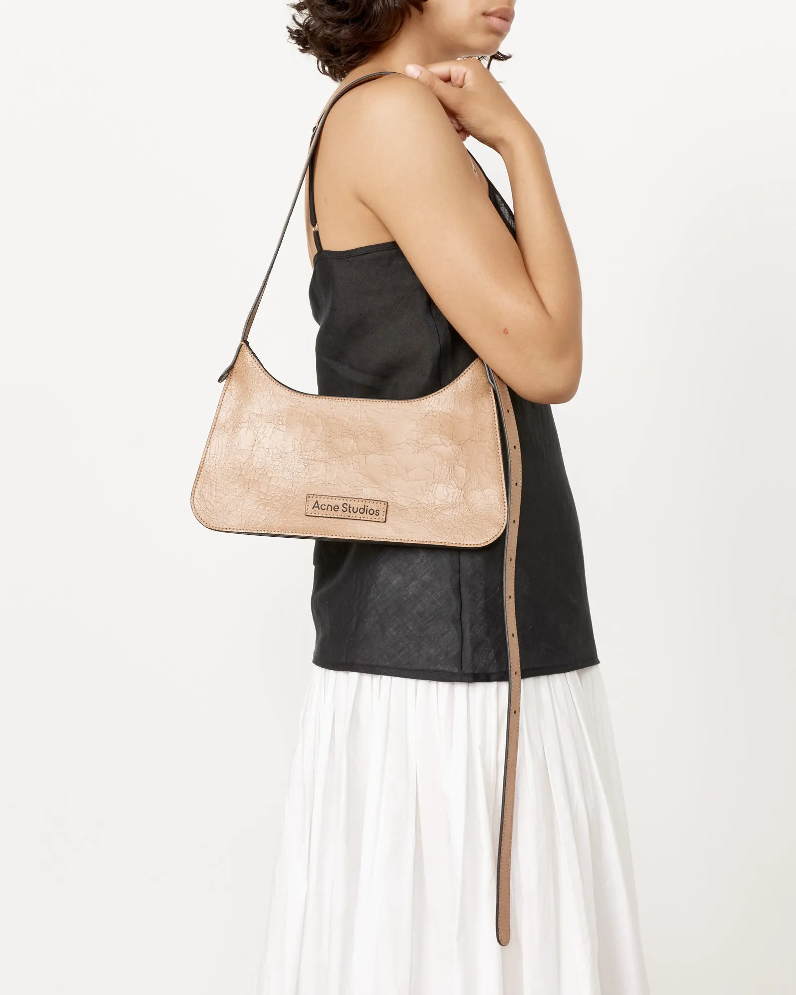 Platt Mini Shoulder Bag in Dark Beige