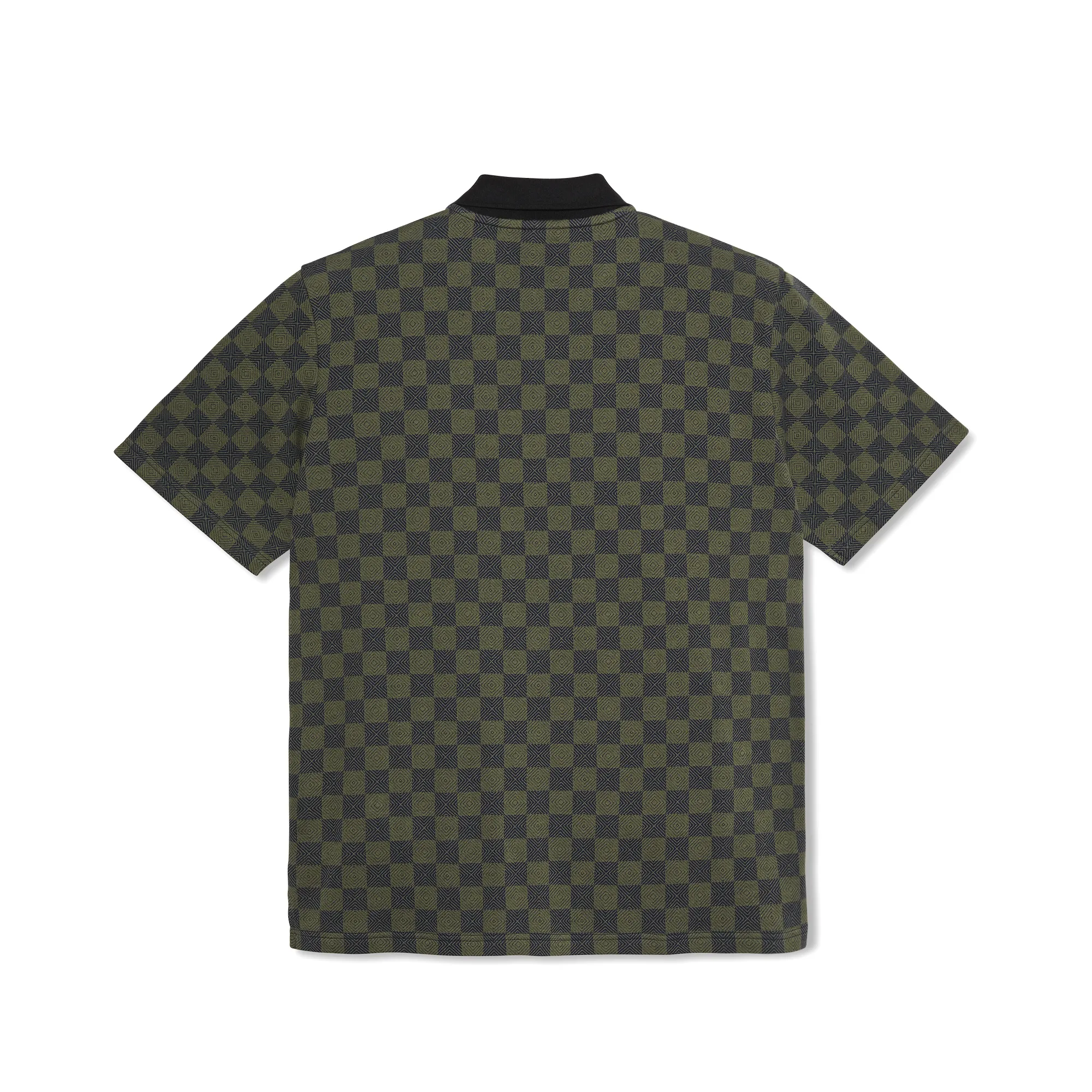 Polar Jacques Polo Shirt Checkered Black/Green