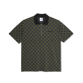 Polar Jacques Polo Shirt Checkered Black/Green