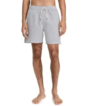 Polo Ralph Lauren Traveler Seersucker Swim Trunks New Olive Seersucker S