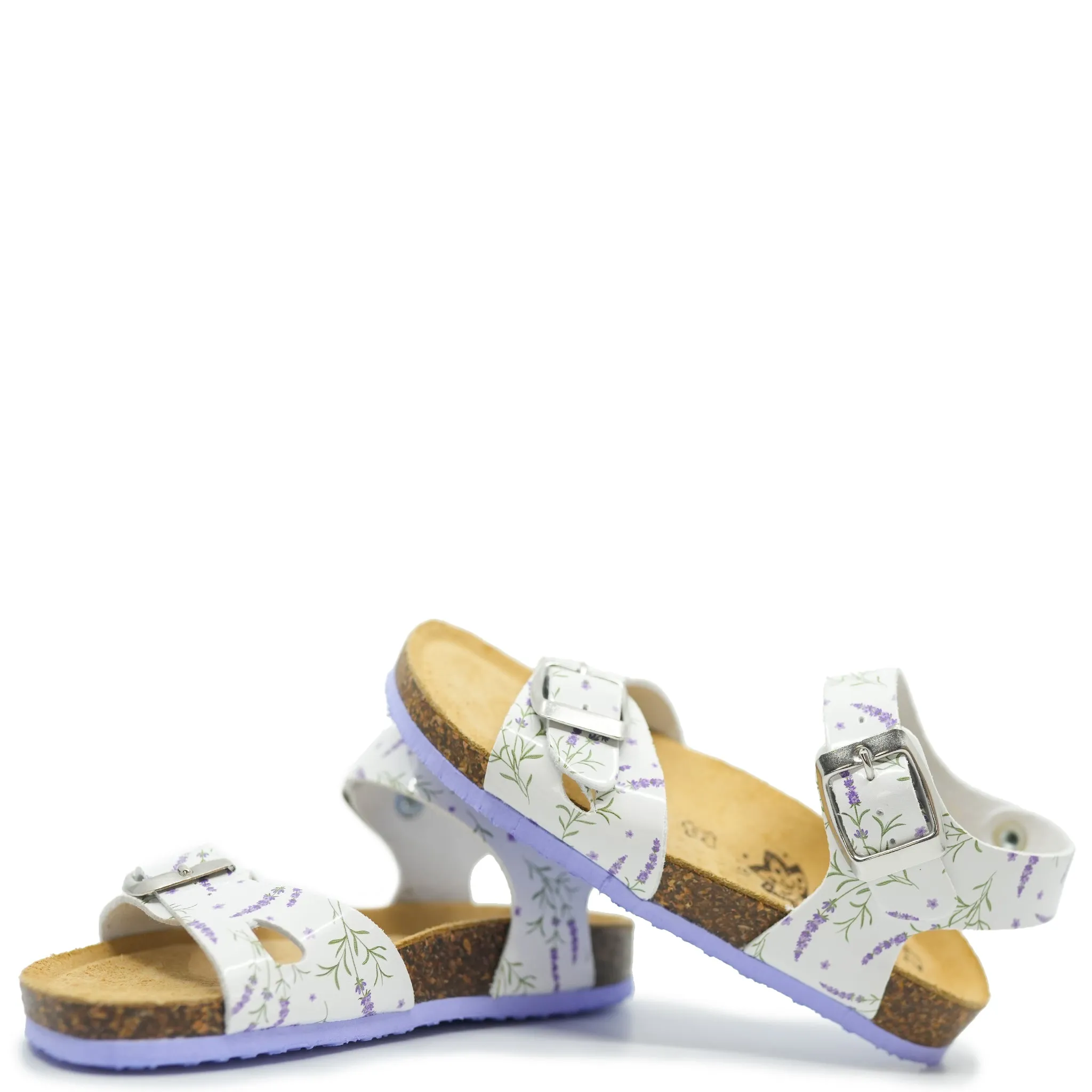 Primigi Lavender Floral Birkenstock Sandal