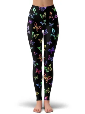 Psychedelic Butterflies Leggings