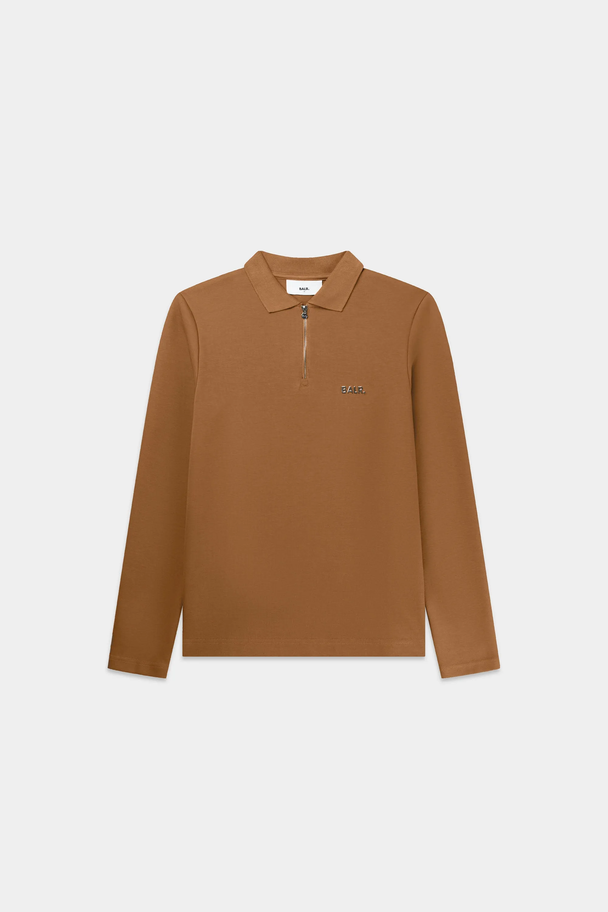 Q-Series Regular Fit Longsleeve Polo Toasted Coconut