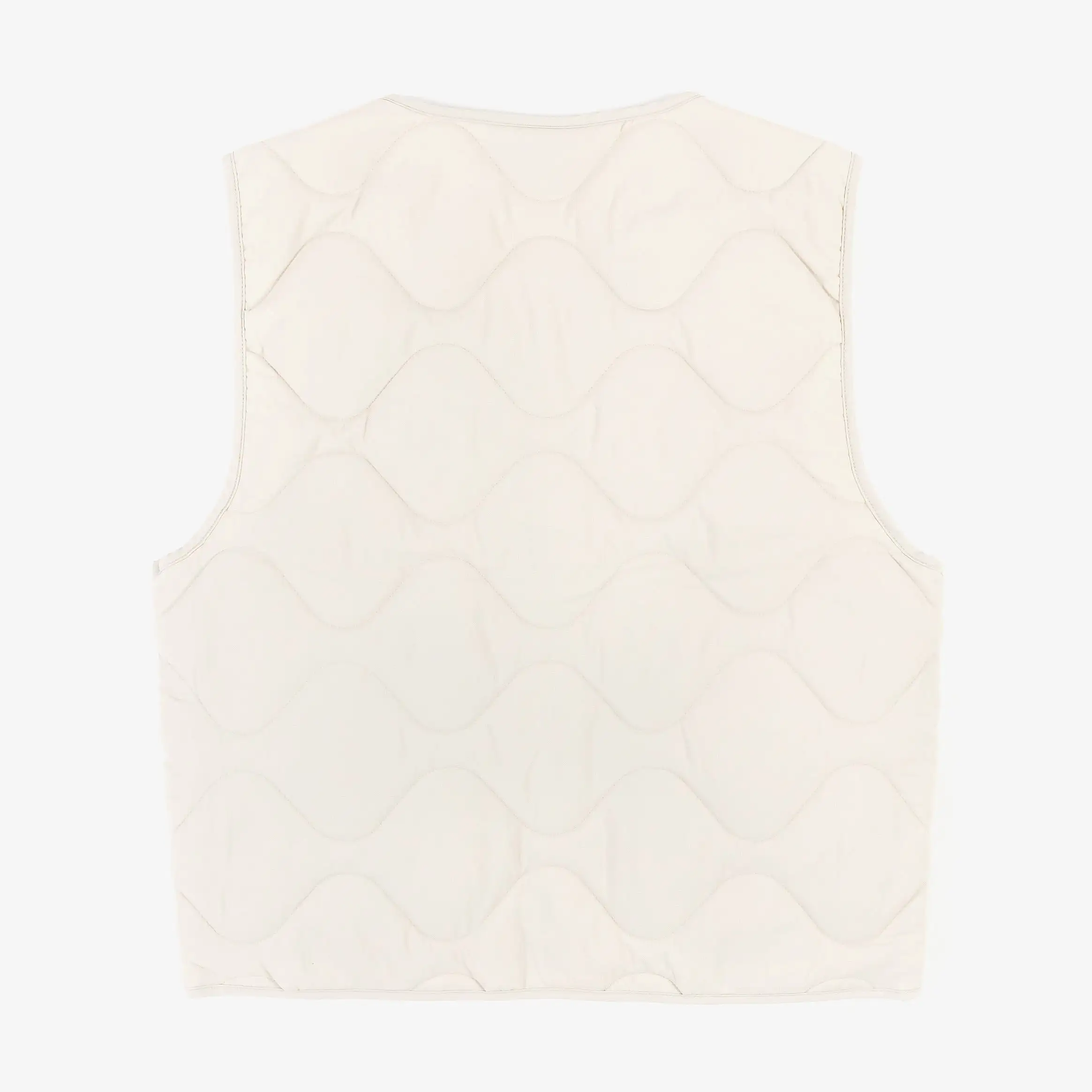 Quilted Mens Vest (Beige)