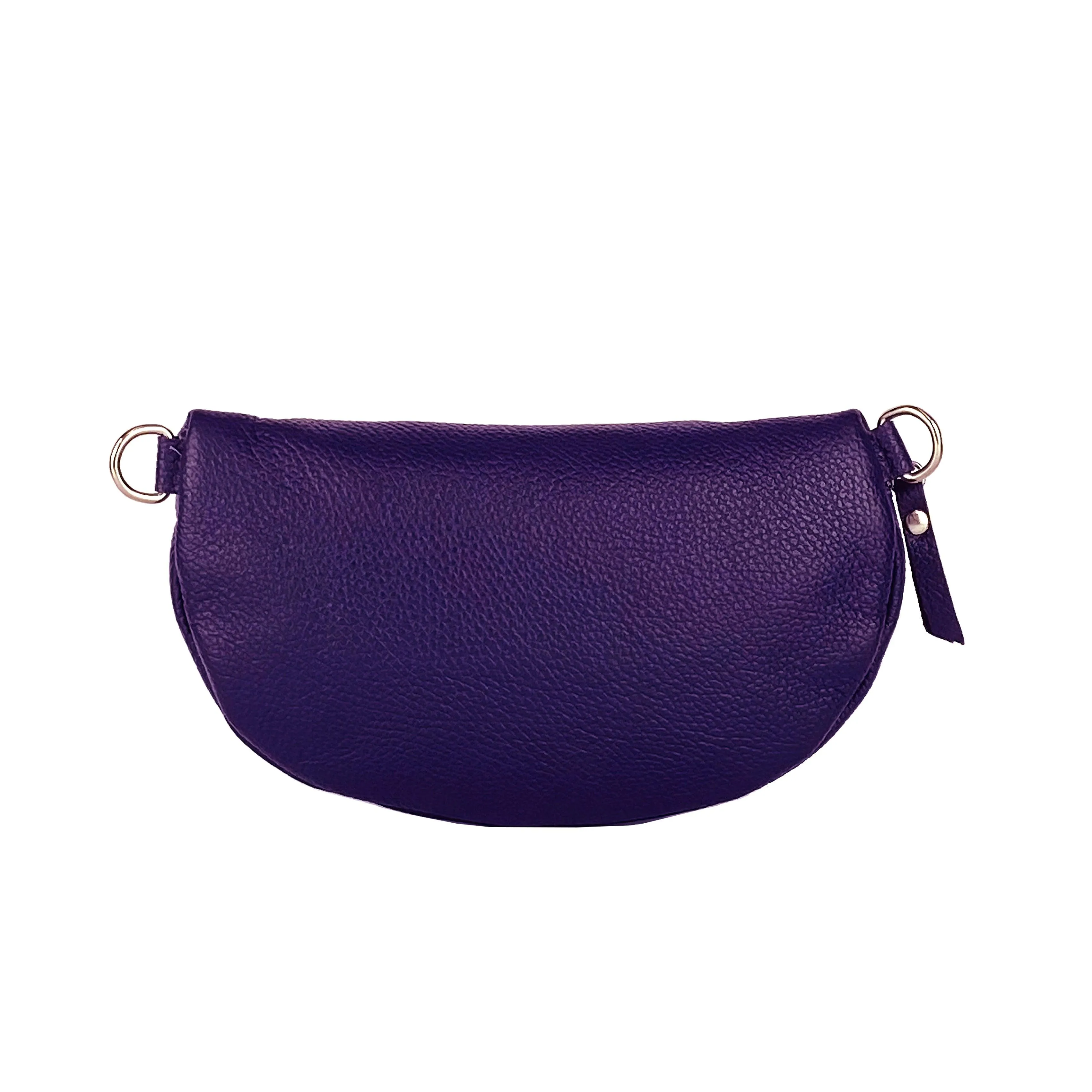 RB1015Y | Waist bag with removable shoulder strap in Genuine Leather