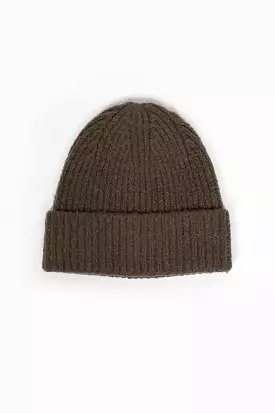 Ribbed Beanie Forest Green