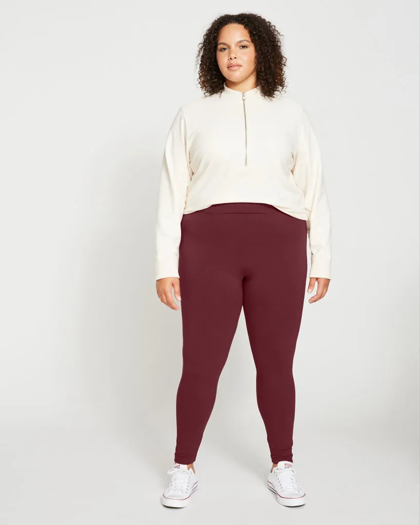 Roya Leggings 27 Inch - Black Cherry