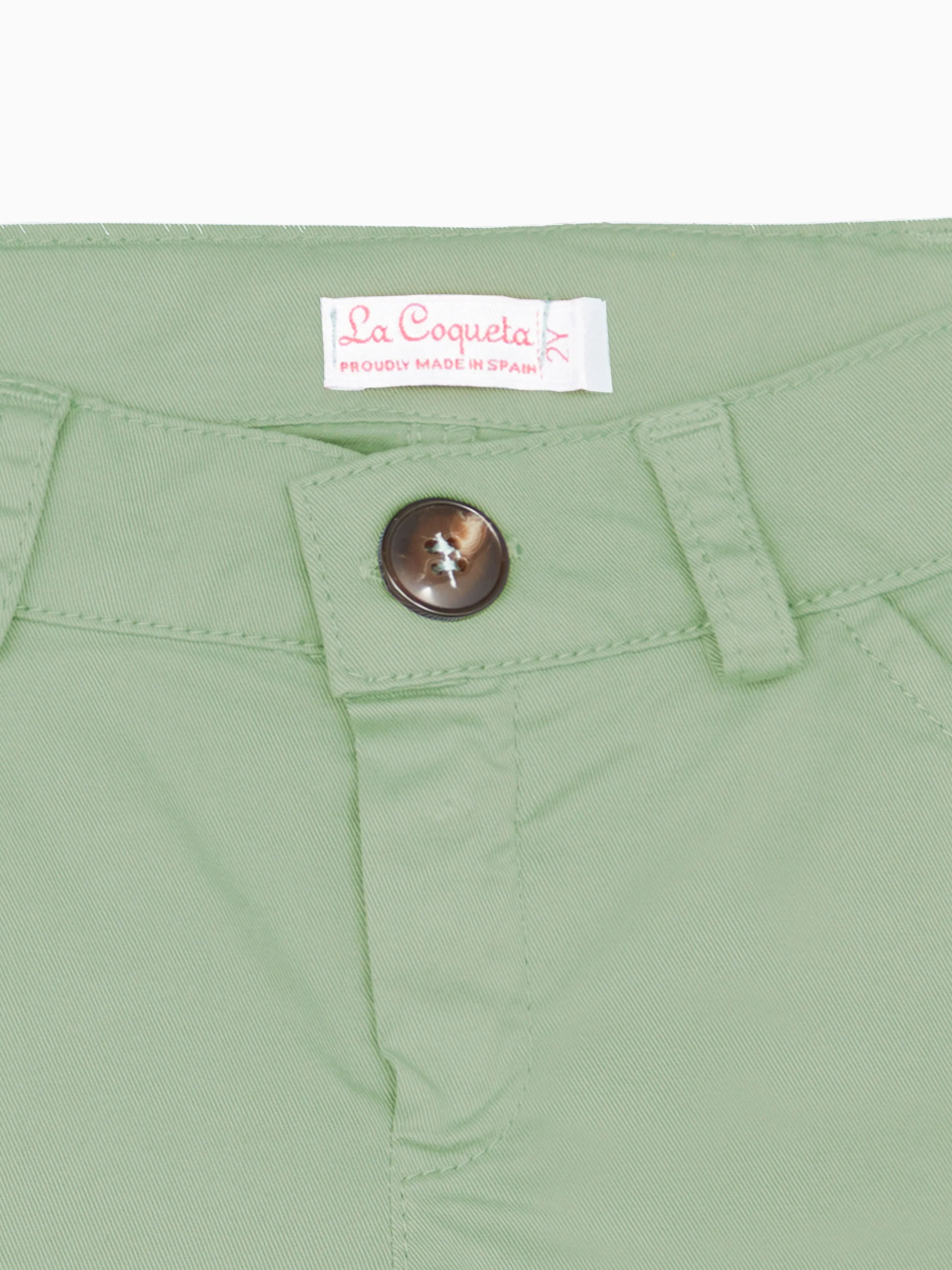 Sage Green Bocusi Boy Chino Shorts