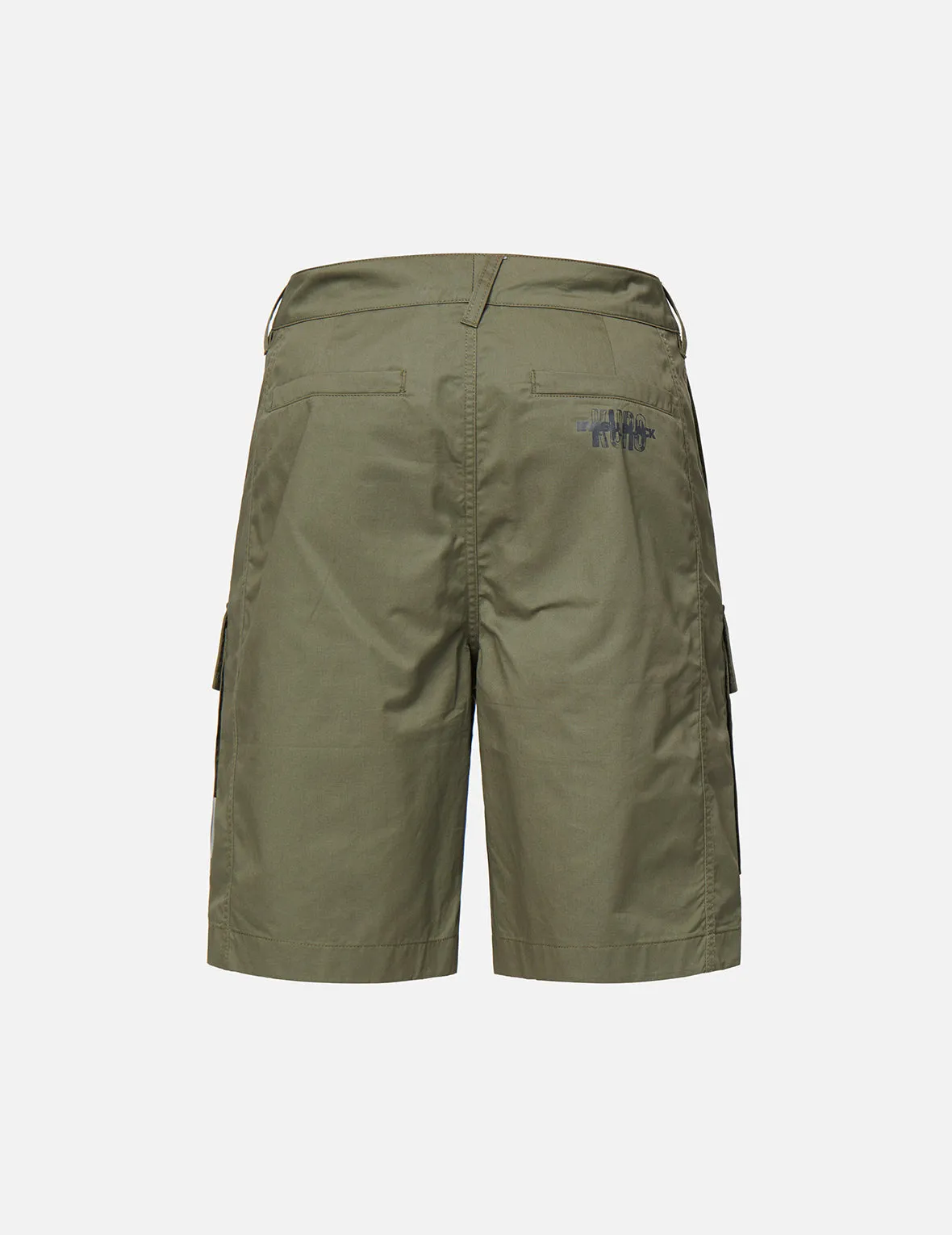 Seagull and Logo Print Cargo Shorts