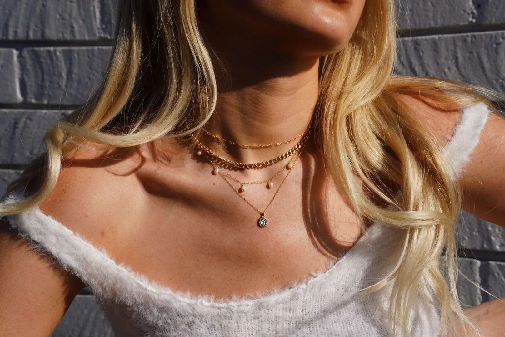 Sequin Chain Choker