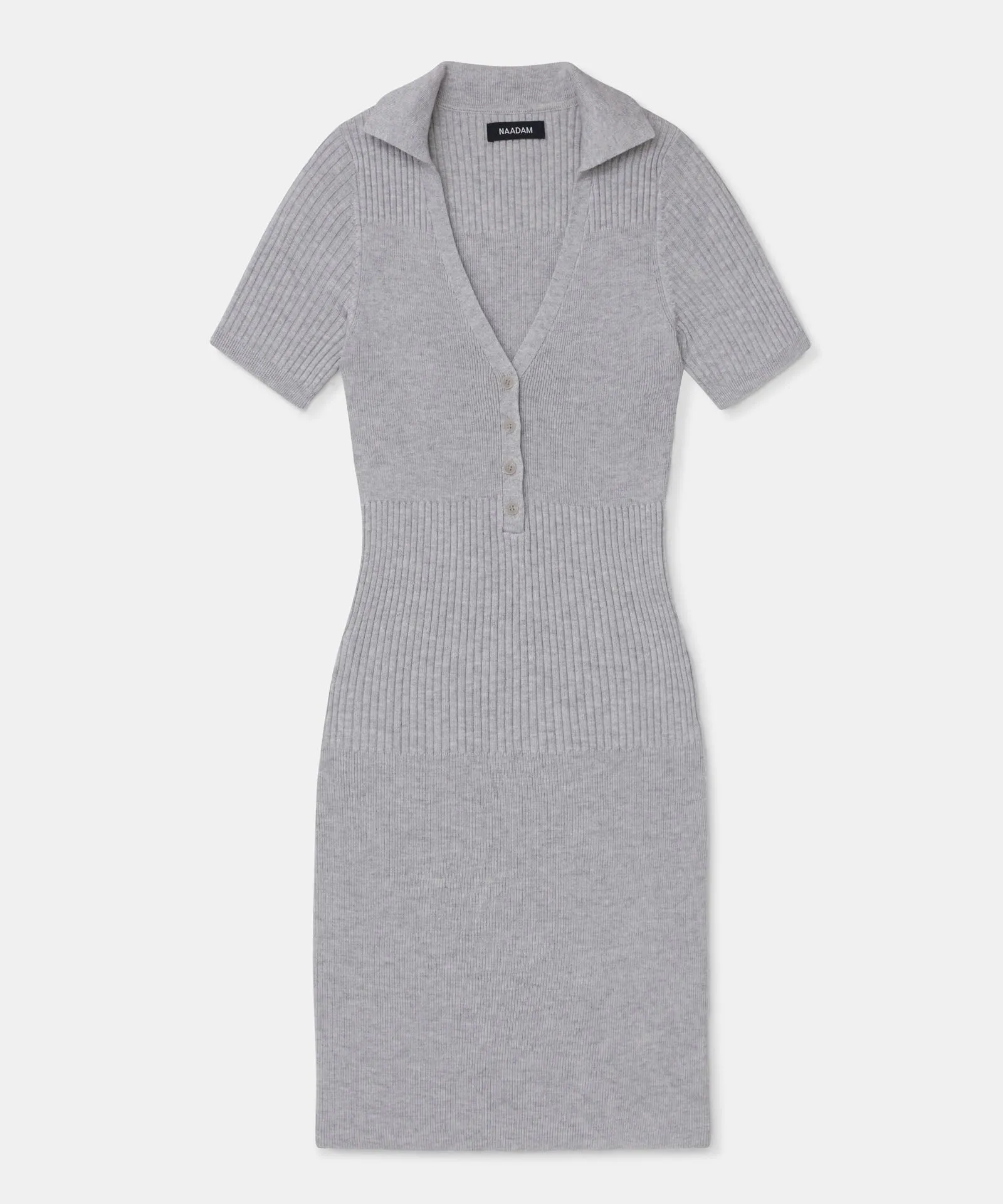 Silk Cashmere Polo Mini Dress