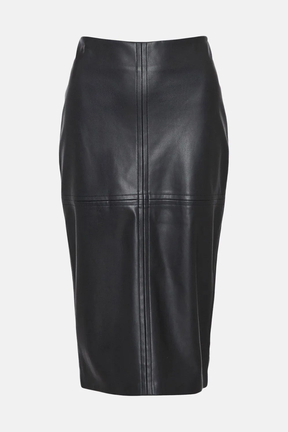 Skirts | Easy Faux Leather Pencil Skirt | Warehouse