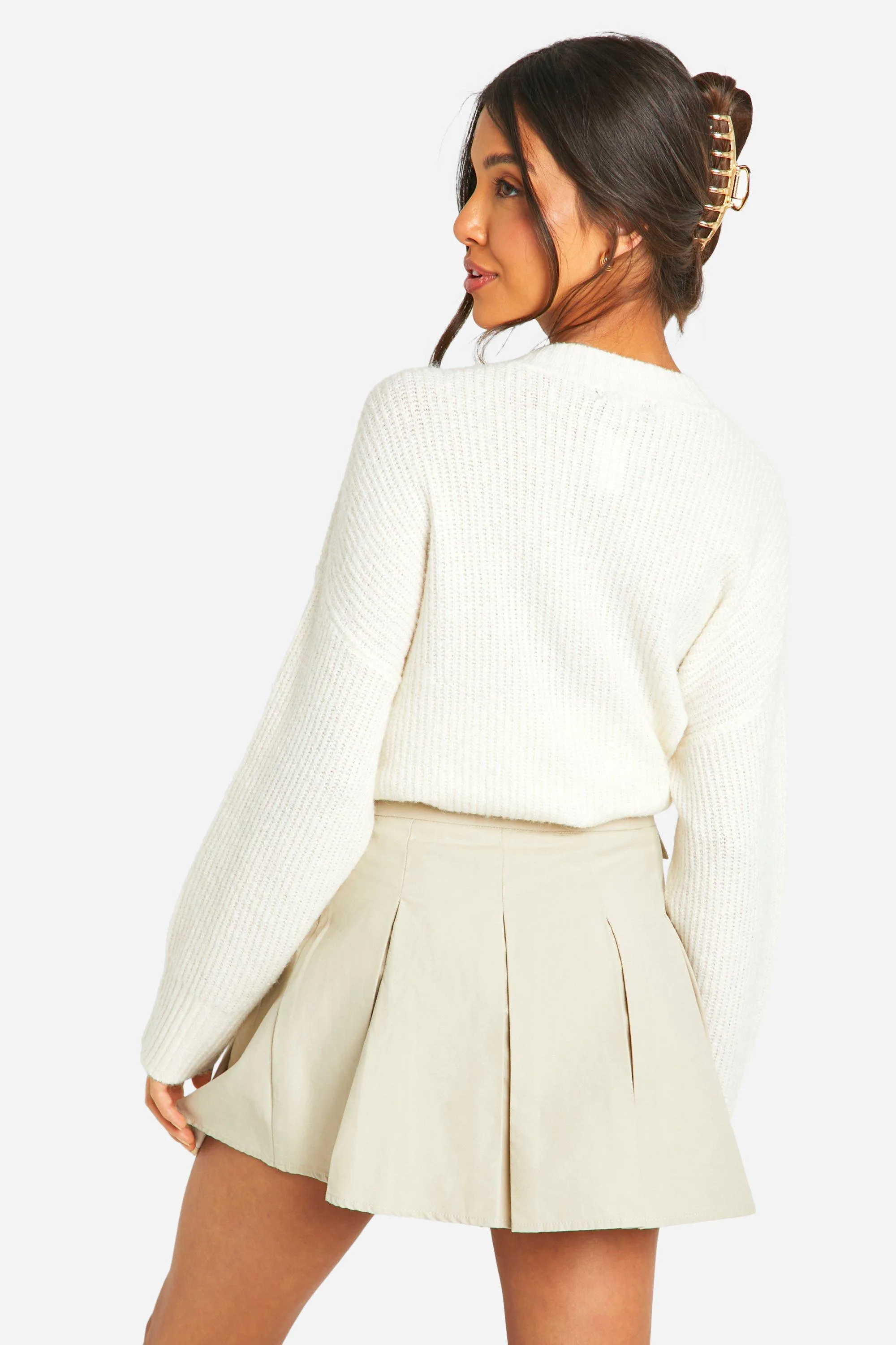 Skirts | Woven Tennis Mini Skort | boohoo