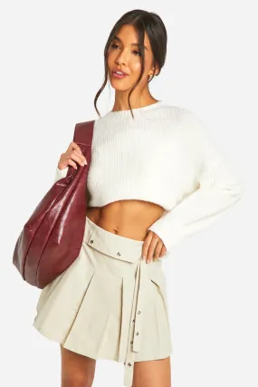 Skirts | Woven Tennis Mini Skort | boohoo